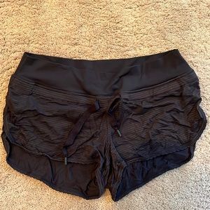 Black lululemon shorts